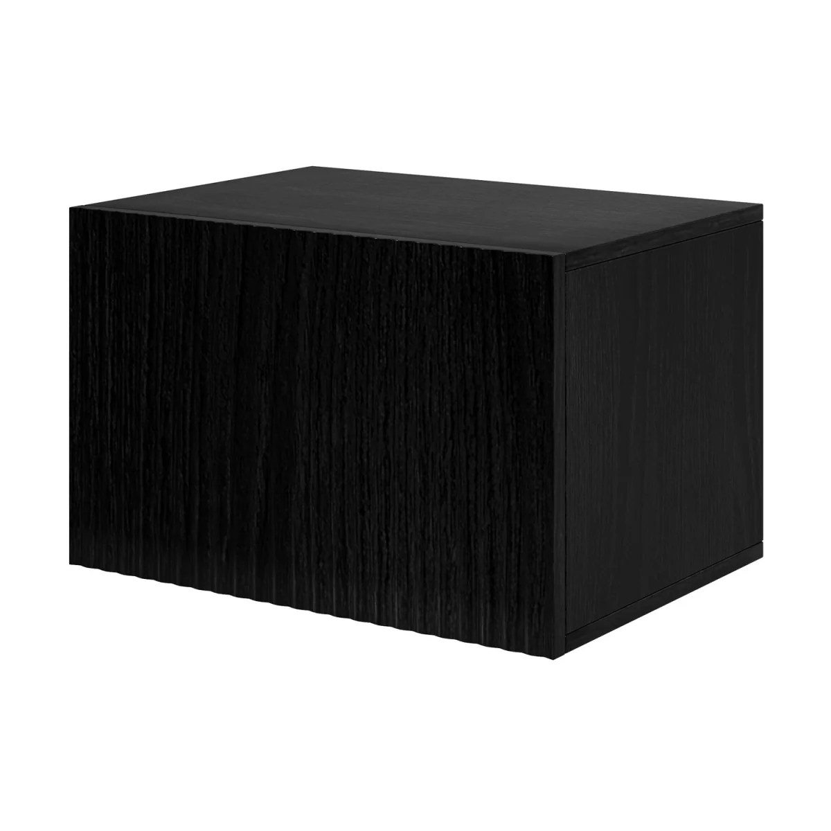 Multifunctional Large Black Ribbed Floating TV Stand with Storage - TV's up to 85 - Hazel – image 9