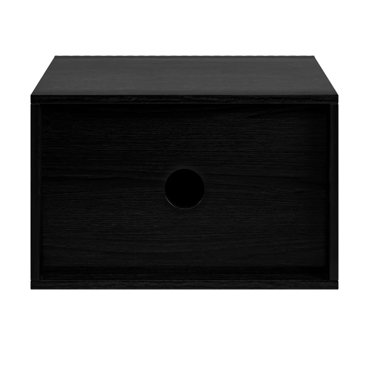 Multifunctional Large Black Ribbed Floating TV Stand with Storage - TV's up to 85 - Hazel – image 10