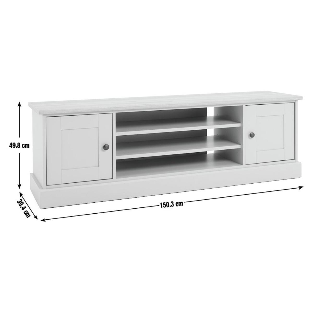 Habitat Winchester 2 Door TV Unit - Reed Green – image 4