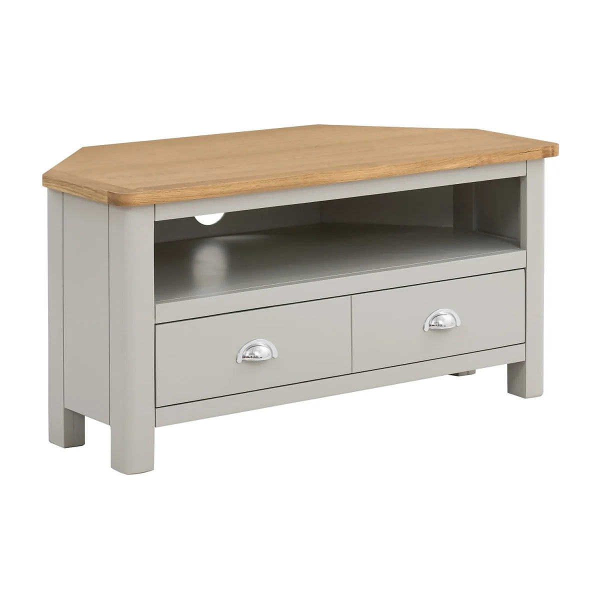 Norbury Corner TV Stand - Grey