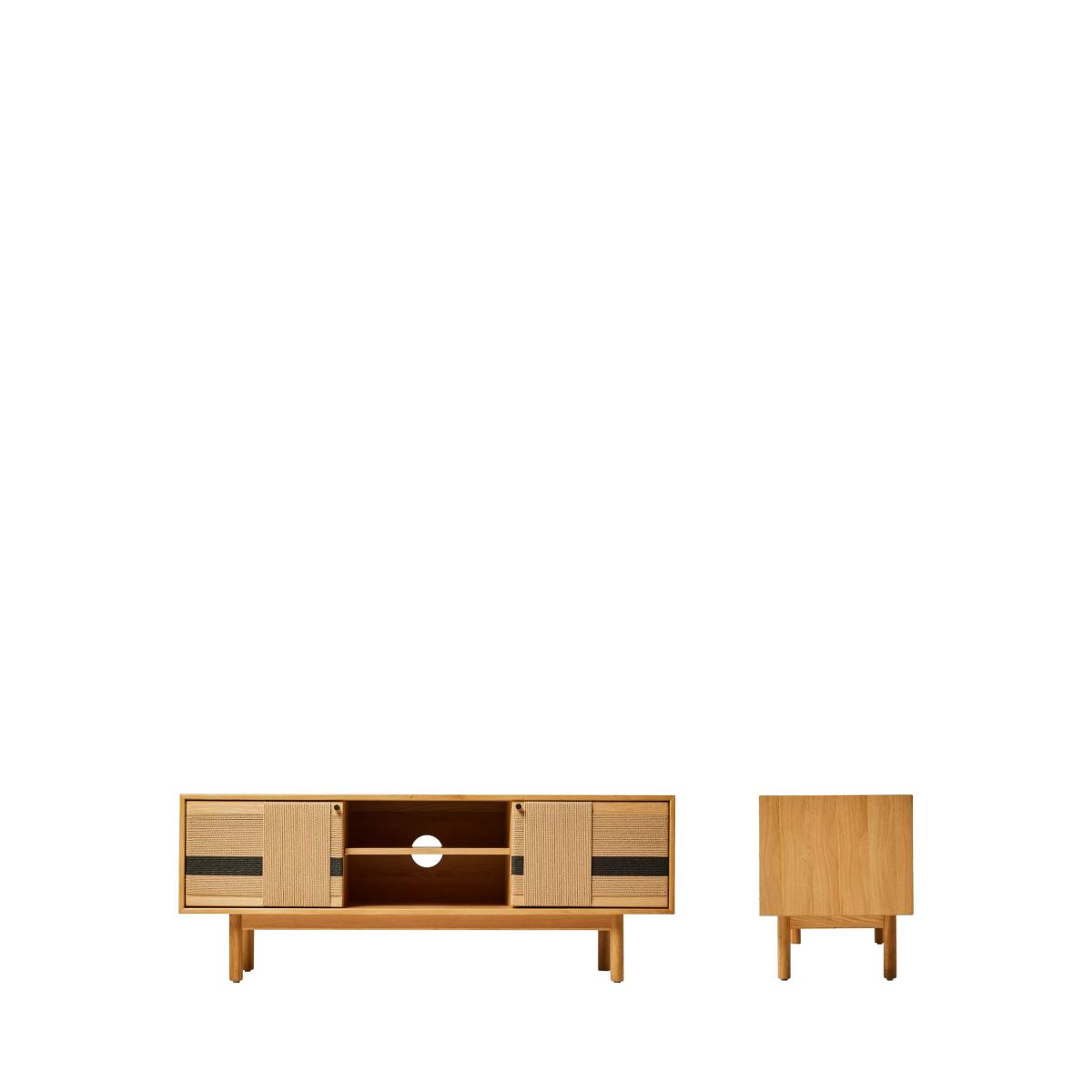 MADE Eden TV Unit, Oak – image 2