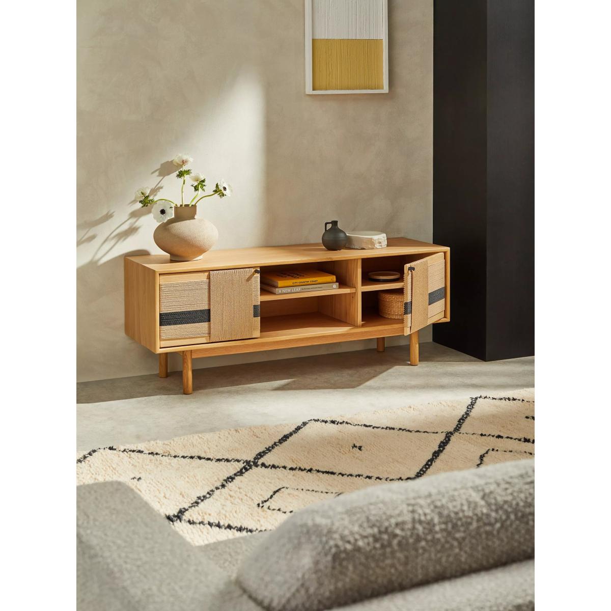 MADE Eden TV Unit, Oak – image 5