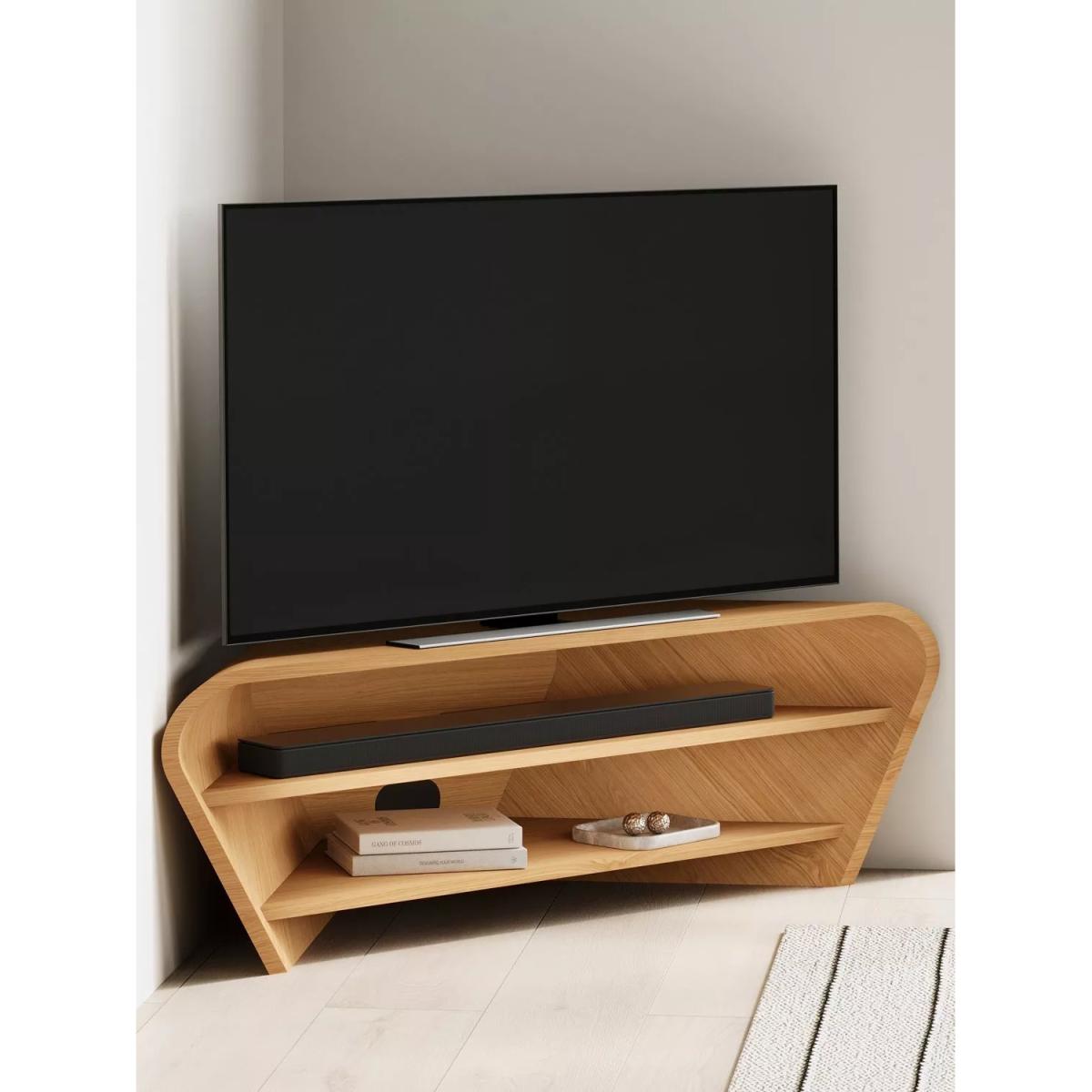Tom Schneider Taper 140cm Corner Media Unit, Oak – image 2