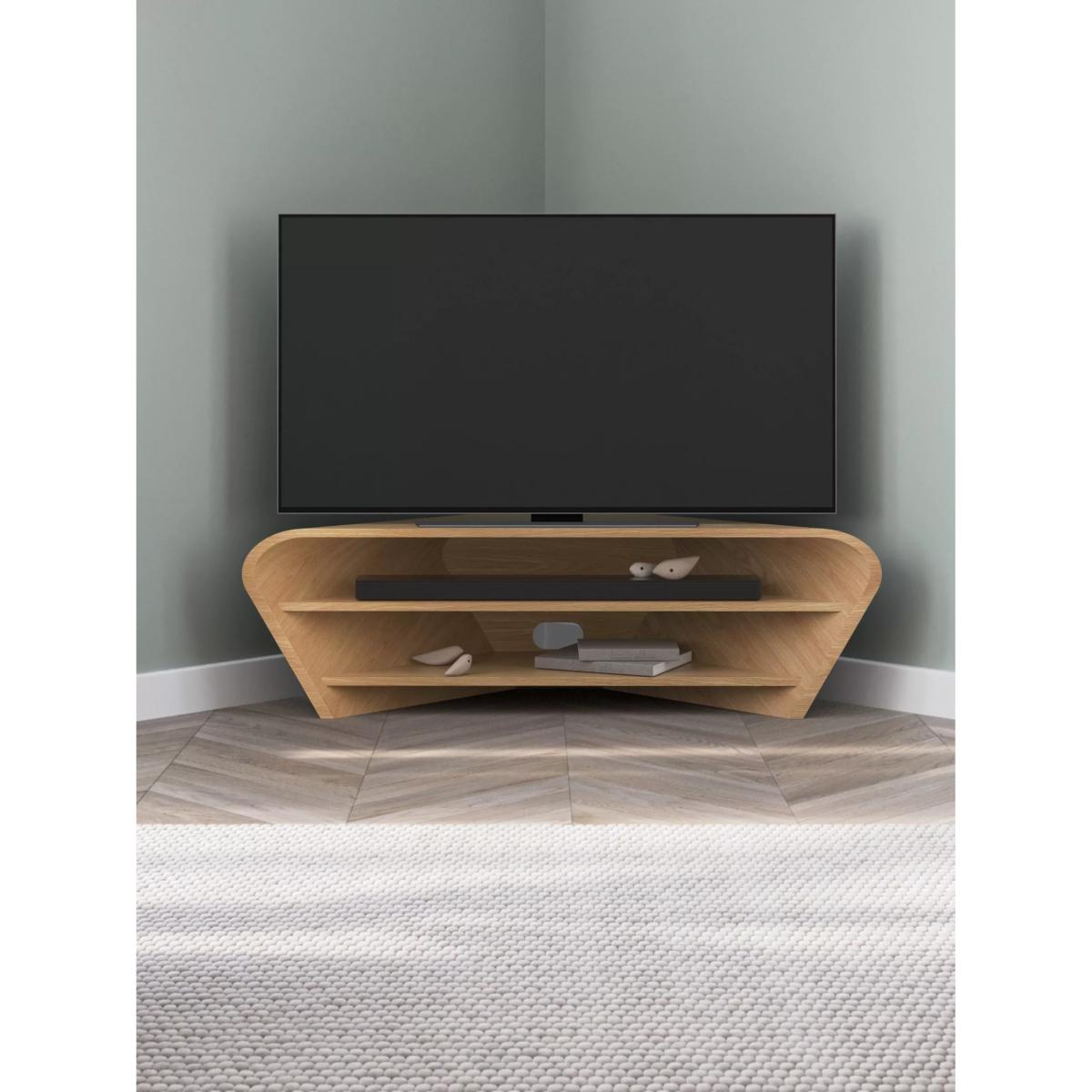Tom Schneider Taper 140cm Corner Media Unit, Oak – image 4