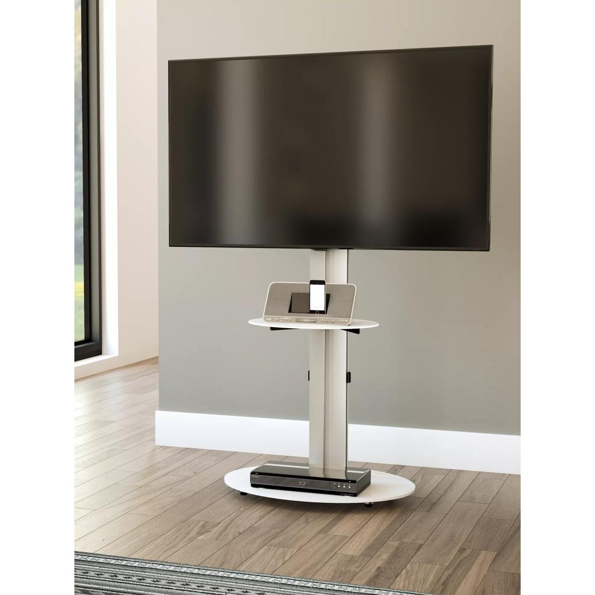 AVF FSL600 ENO Oval Pedestal TV Stand with Mount for TVs up to 55” – image 5