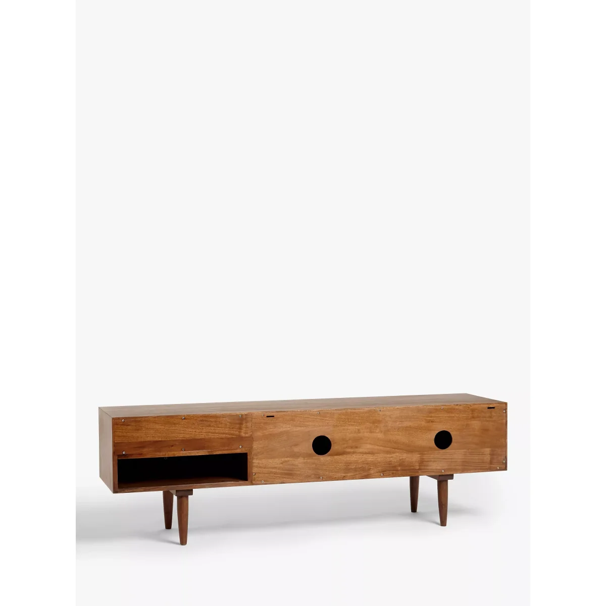 John Lewis & Partners + Swoon Franklin TV Stand for TVs up to 66, Brown – image 3