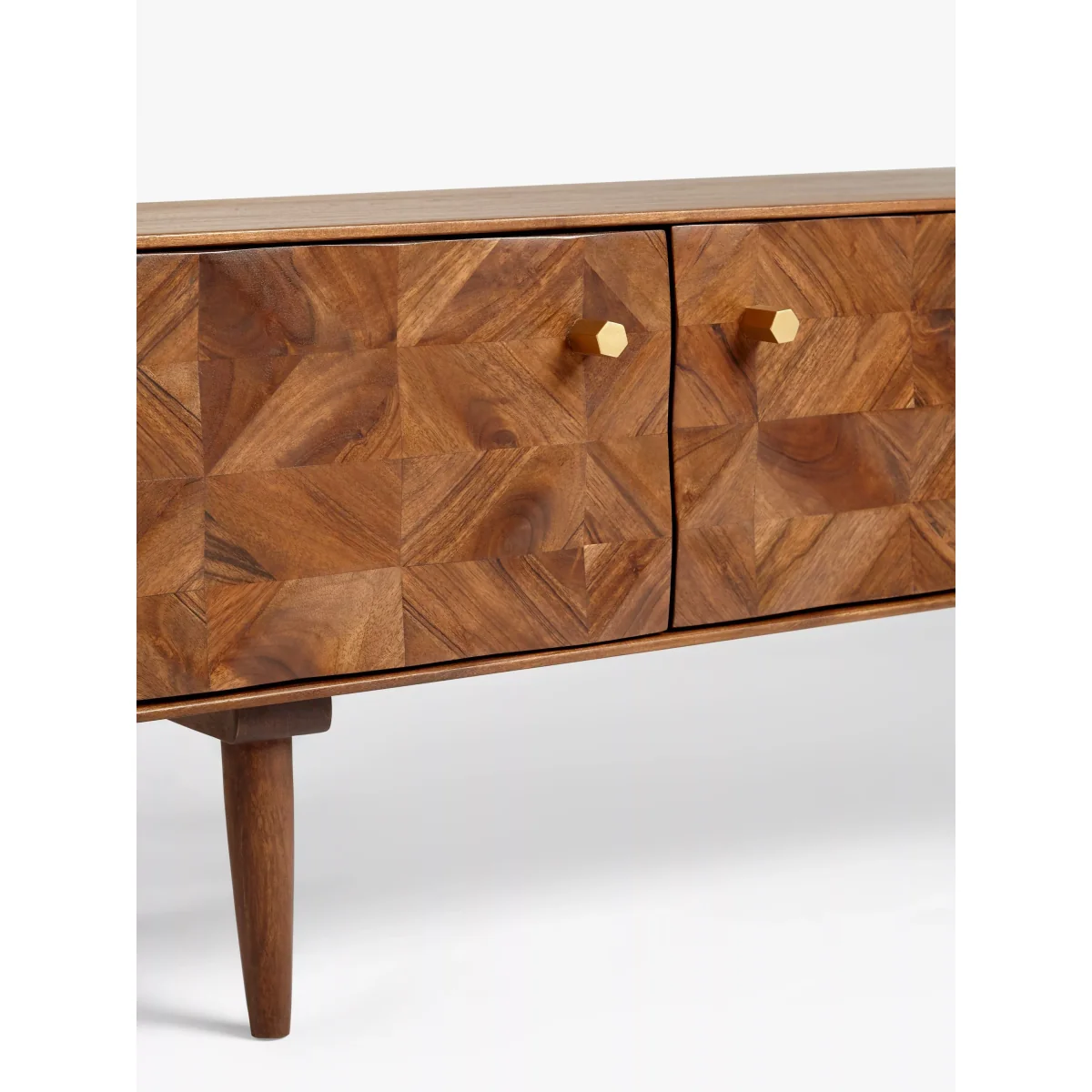 John Lewis & Partners + Swoon Franklin TV Stand for TVs up to 66, Brown – image 4