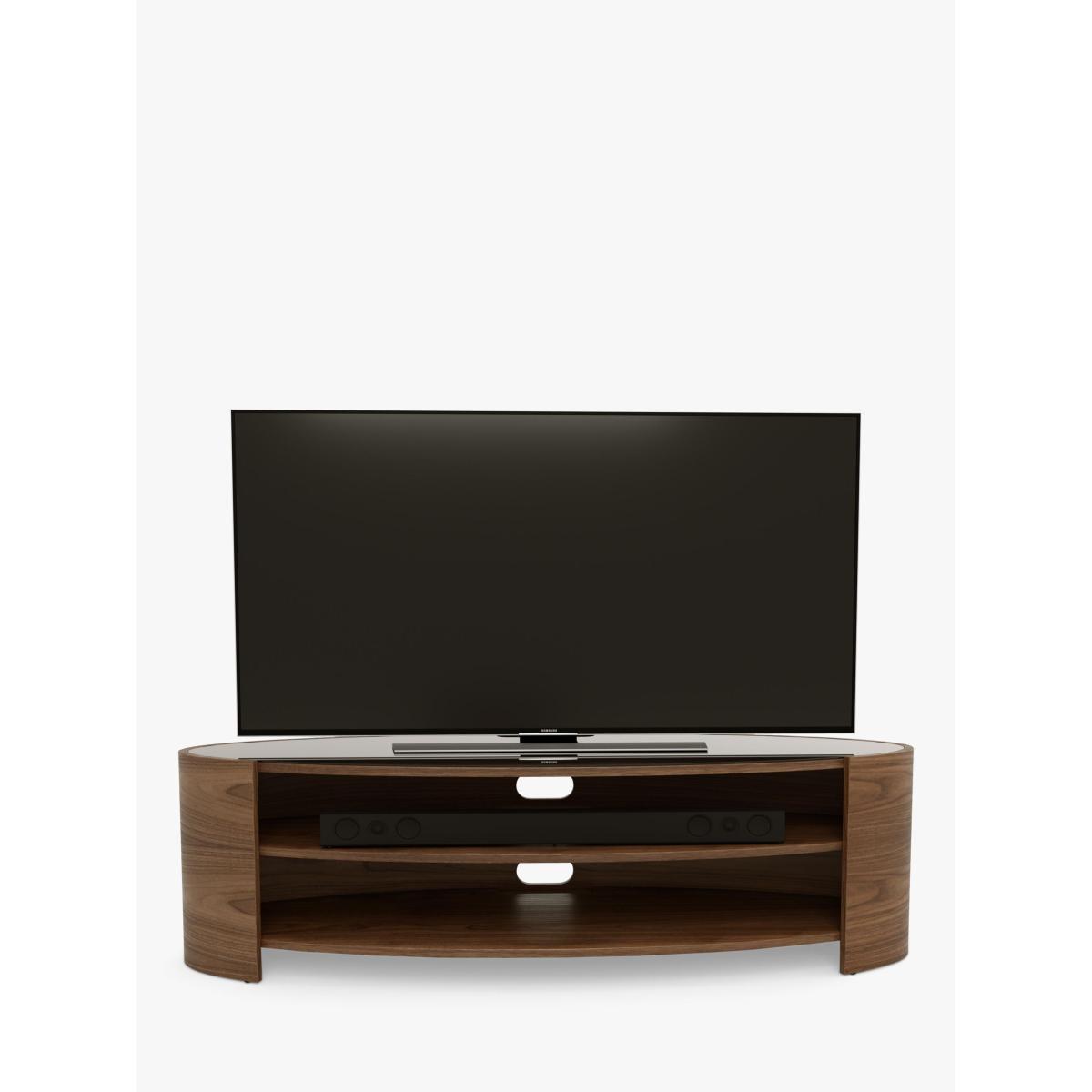 Tom Schneider Elliptic Deluxe 140 TV Stand for TVs up to 60", Natural Walnut – image 3