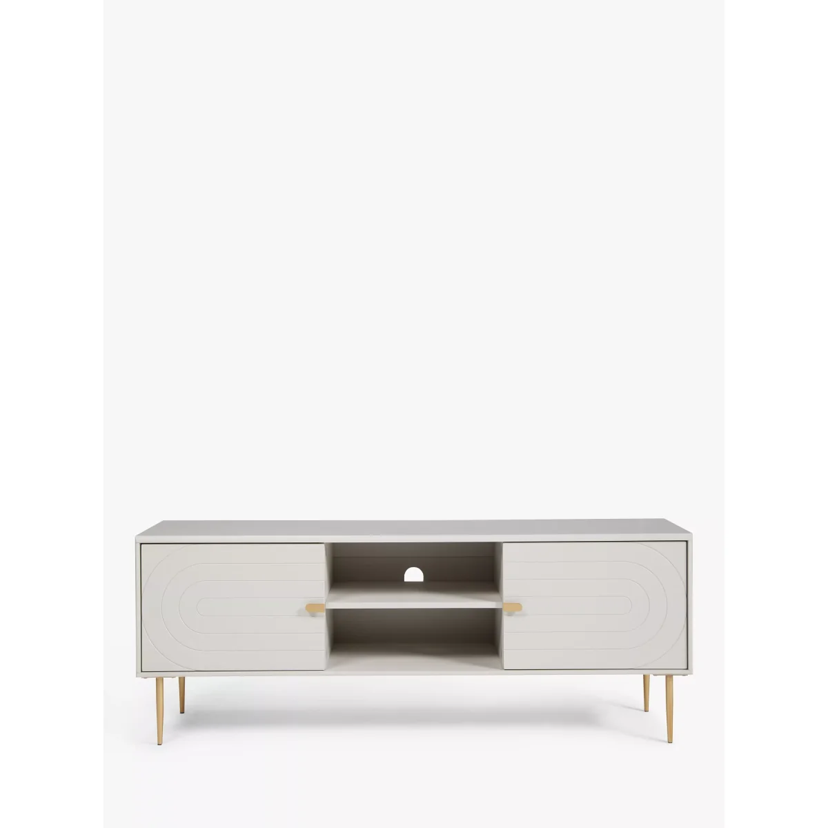 John Lewis & Partners Harvard TV Stand for TVs up to 75, Light Grey – image 3
