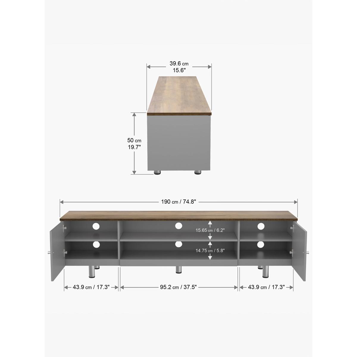 AVF Whitesands 1900 TV Stand for TVs up to 85” – image 3