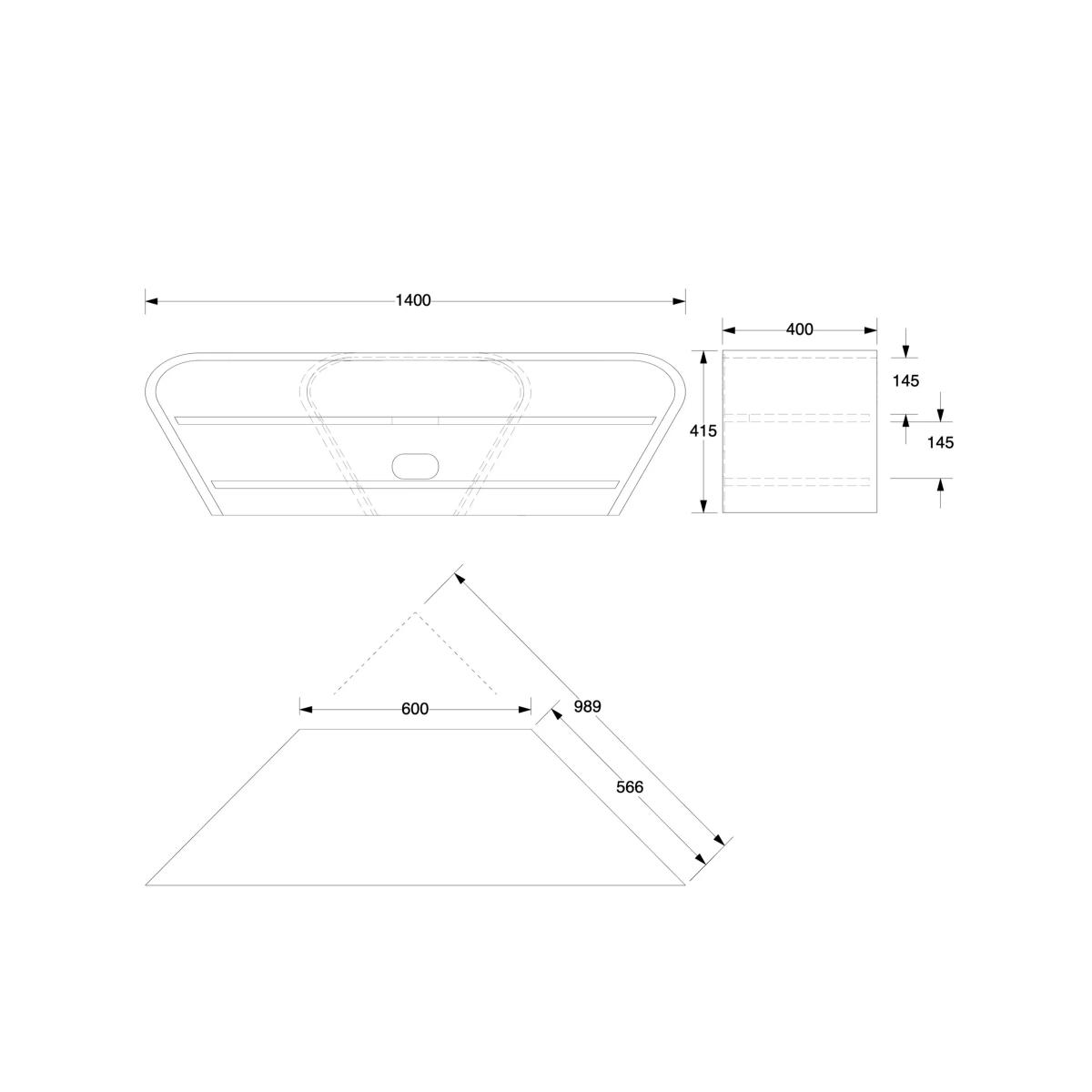 Tom Schneider Taper 140 Corner TV Stand for TVs up to 55 – image 6