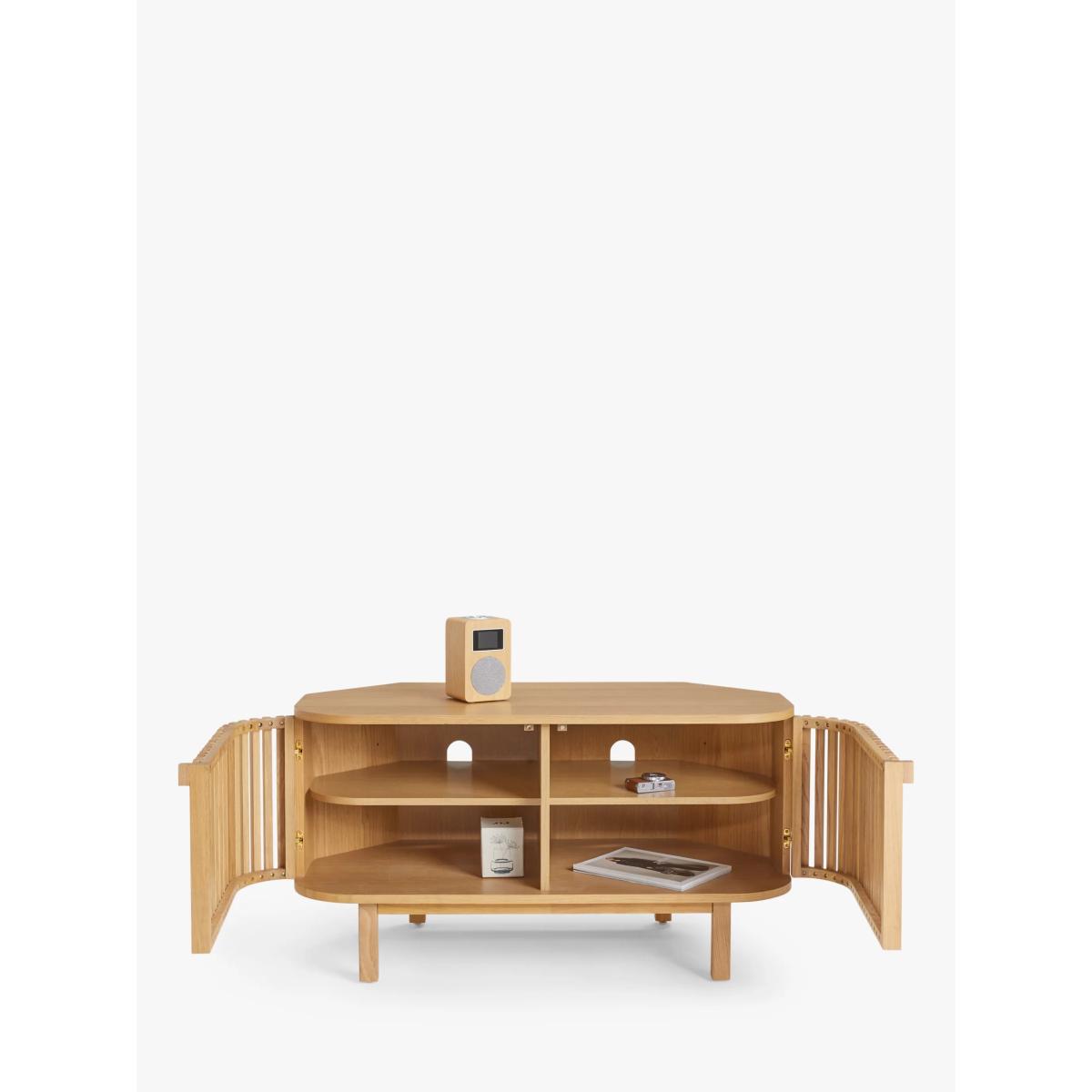 John Lewis Small Slatted TV Stand for TVs up to 60, Oak – image 6