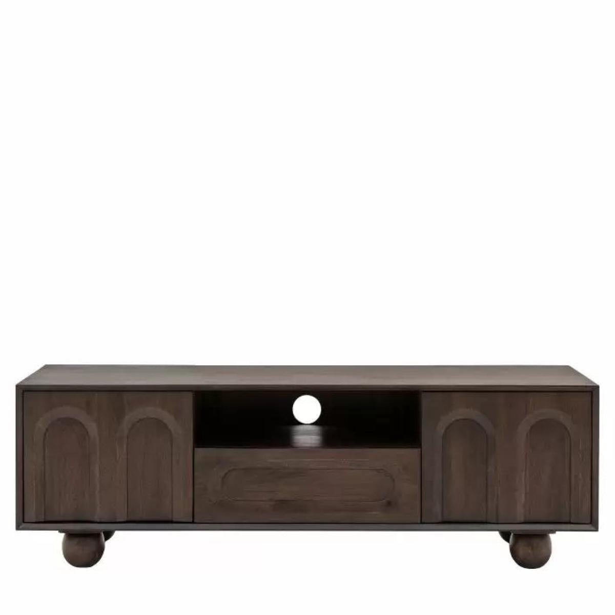 Arc Mango Wood Media Unit - Walnut – image 4