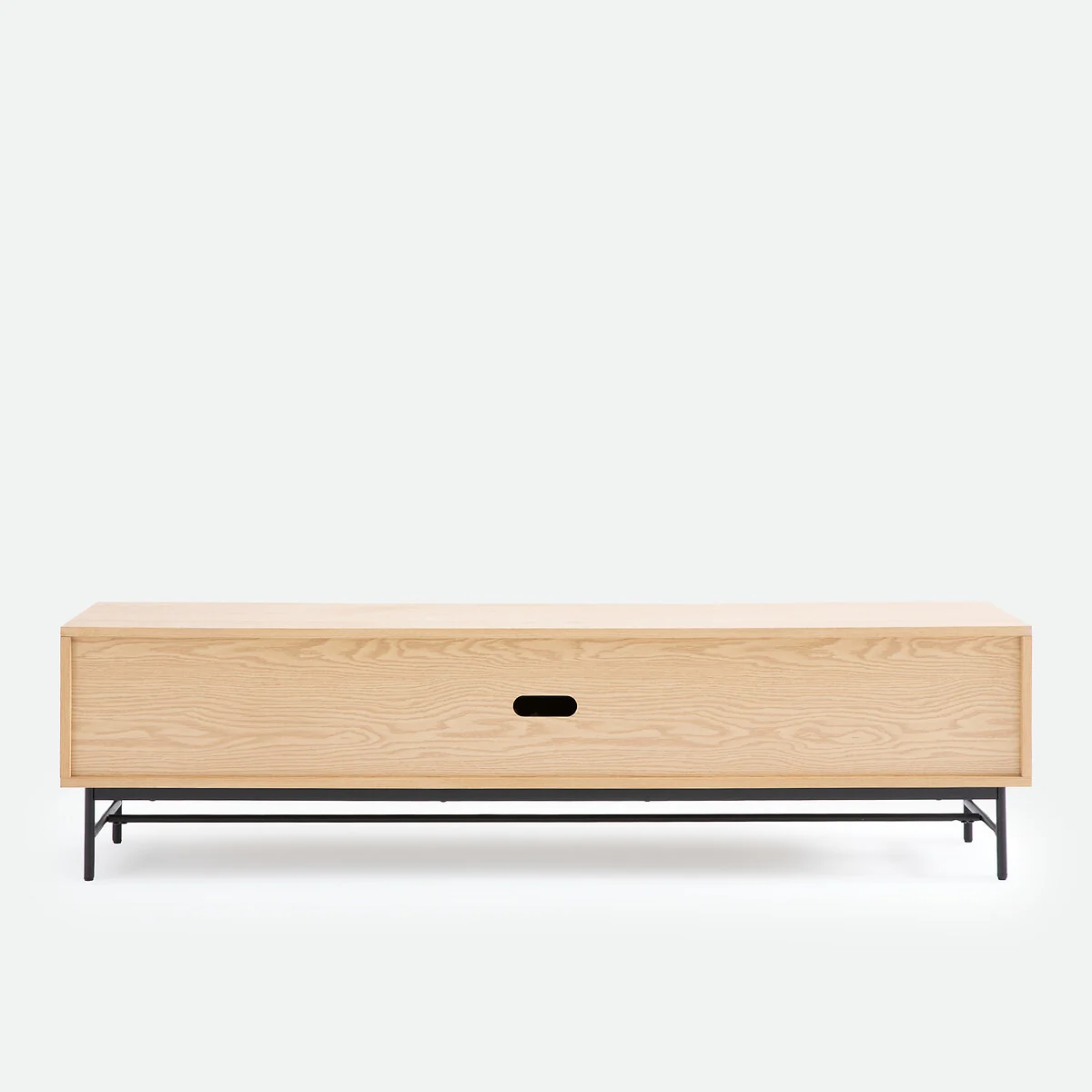 Jerem Veneered TV Stand with Embossed Front, Width 180cm – image 3