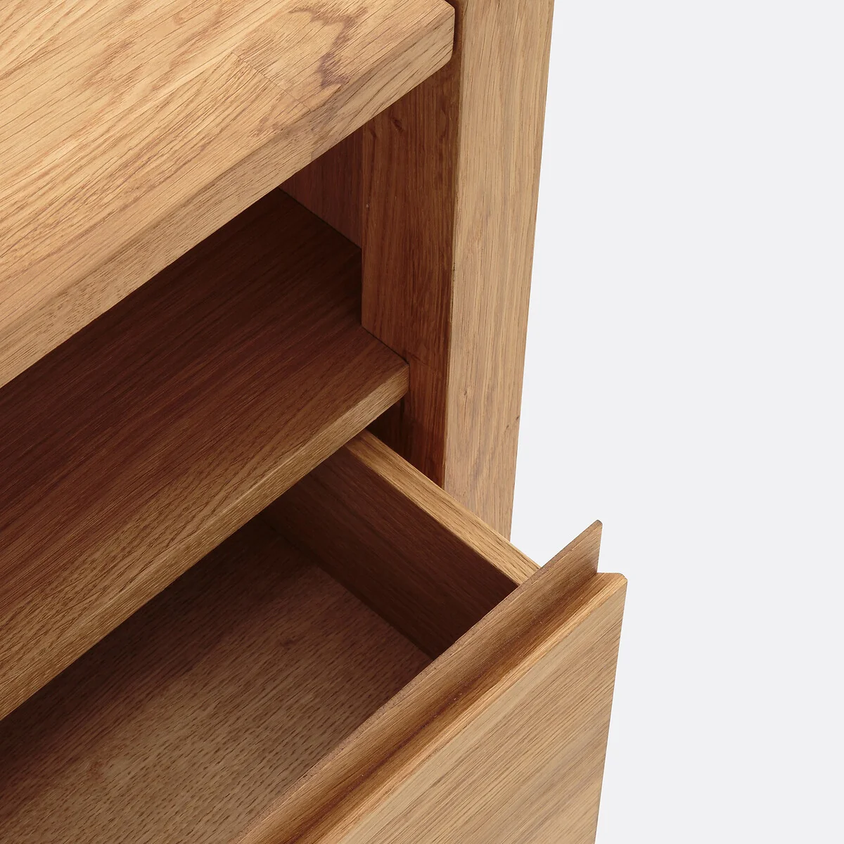 Adelita TV Bench in Oak and Oak Veneer 160cm – image 5
