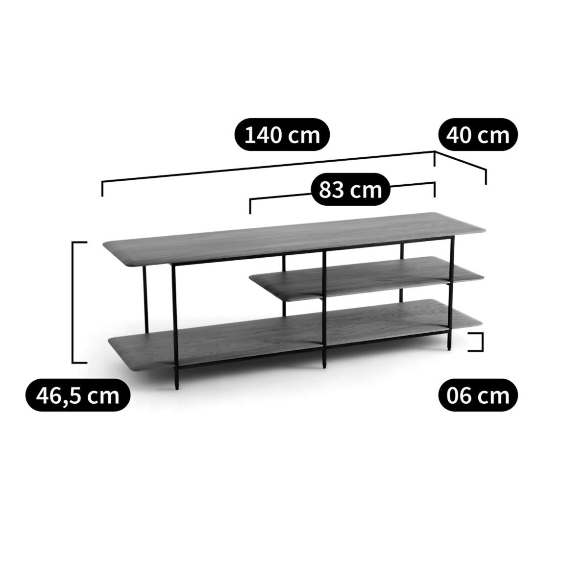 Jacobson Walnut TV / HiFi Unit – image 6
