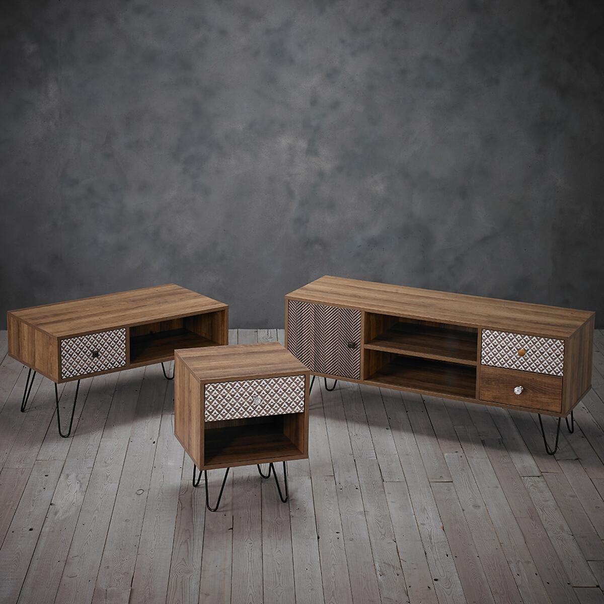 TV Media Unit with Hairpin Legs – image 3