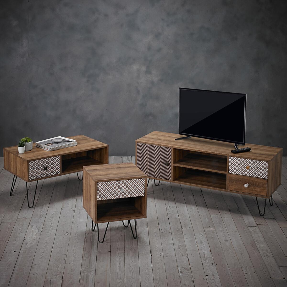 TV Media Unit with Hairpin Legs – image 4