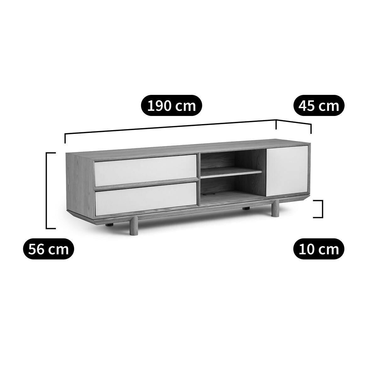 Gloria Walnut TV Unit, designed by E. Gallina – image 9