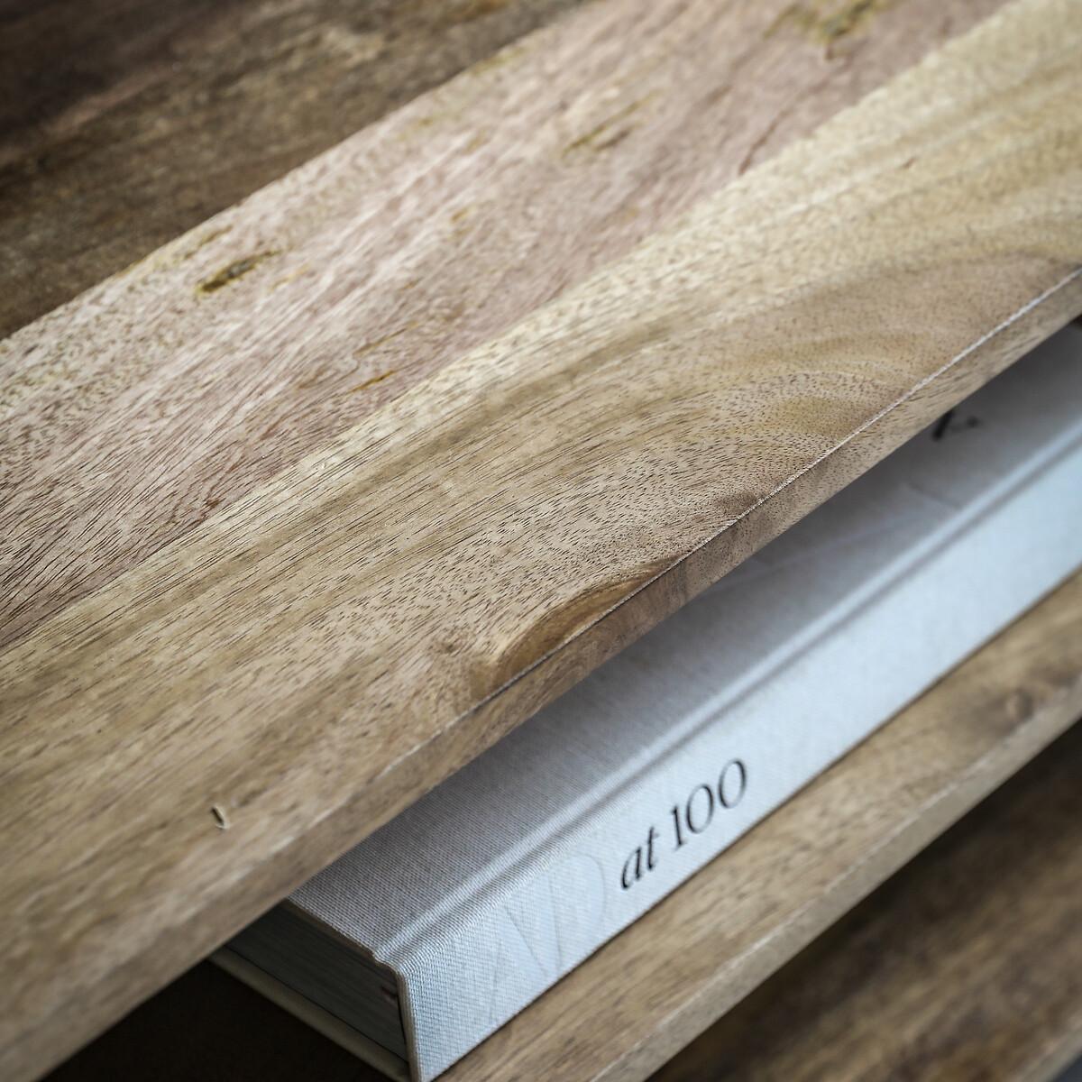 Harora Slatted Mango Wood TV Unit – image 4