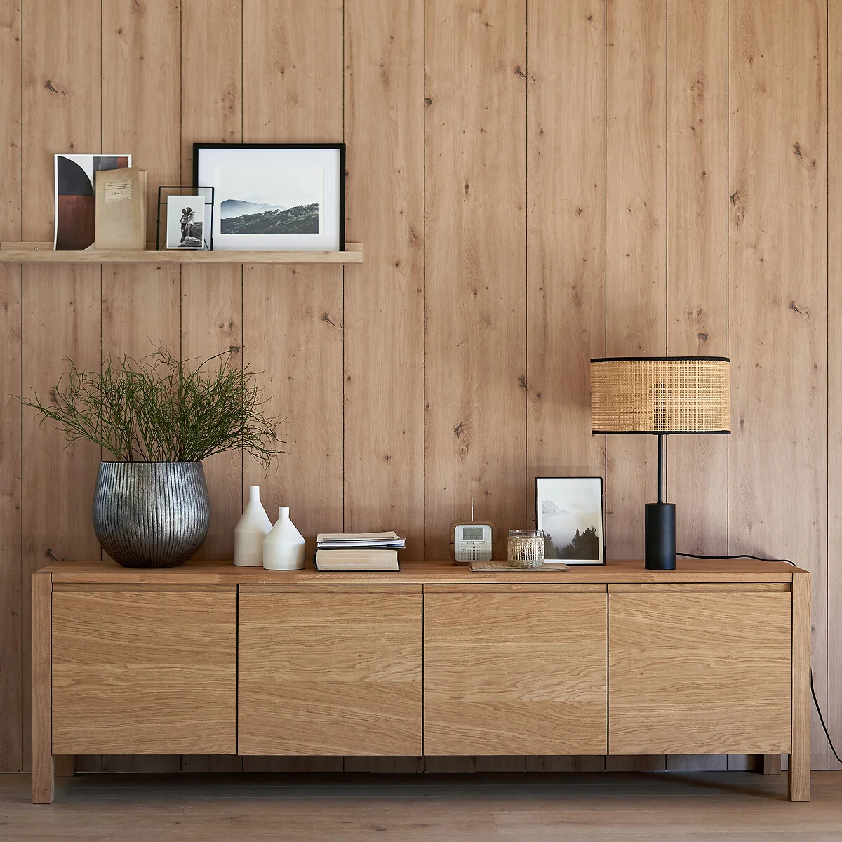 Adélita Oak and Veneered TV Unit – image 2