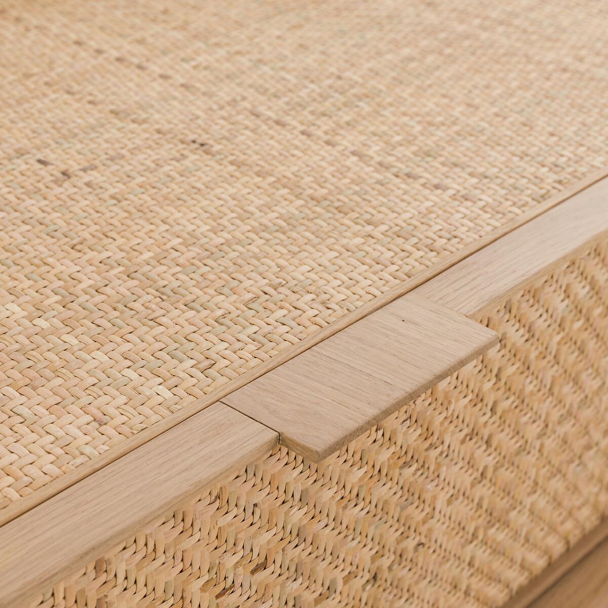 Louison Oak and Rattan Cane TV Unit – image 5