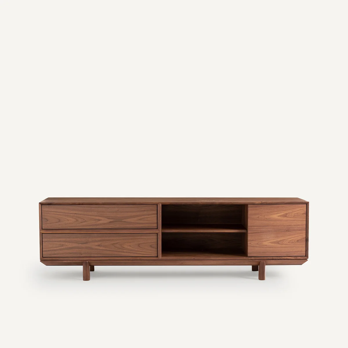 Gloria TV Stand in Walnut and Veneer, Designed By Emmanuel Gallina – image 4