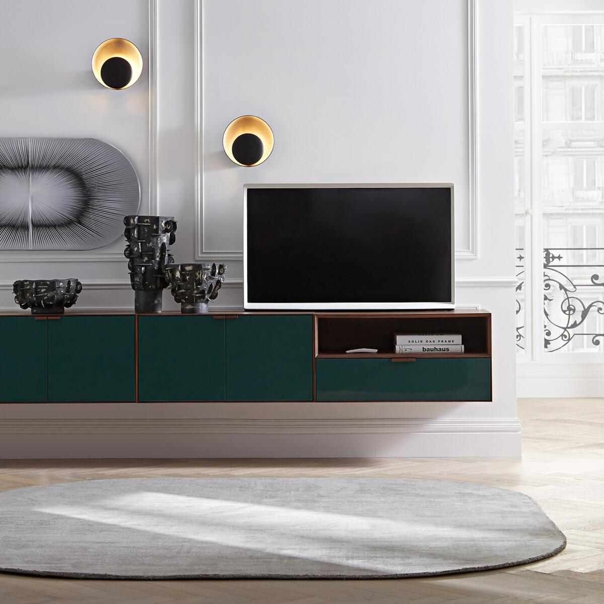 Aldon TV Cabinet with Compartment & Lacquered Drawer – image 8