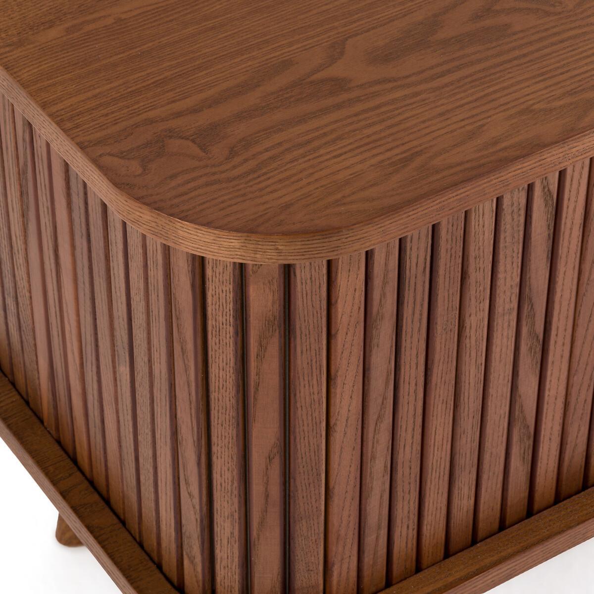 Wapong Ash TV Stand with Sliding Doors – image 4
