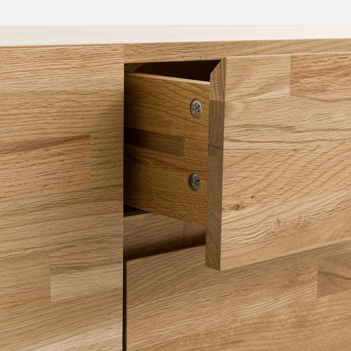Hiba Oak and Veneered TV Stand L200cm – image 6