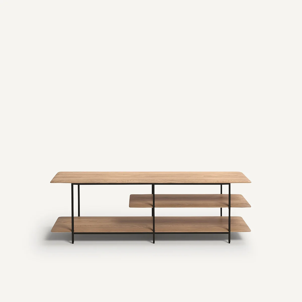 Jacobson Oak Multi-Shelf TV Unit – image 2