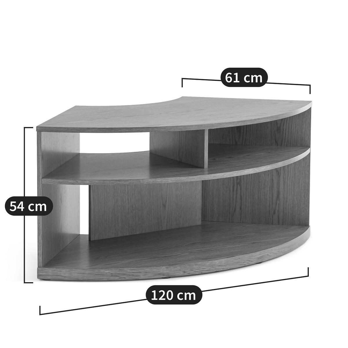Taja Oak Veneer Corner TV Cabinet – image 8