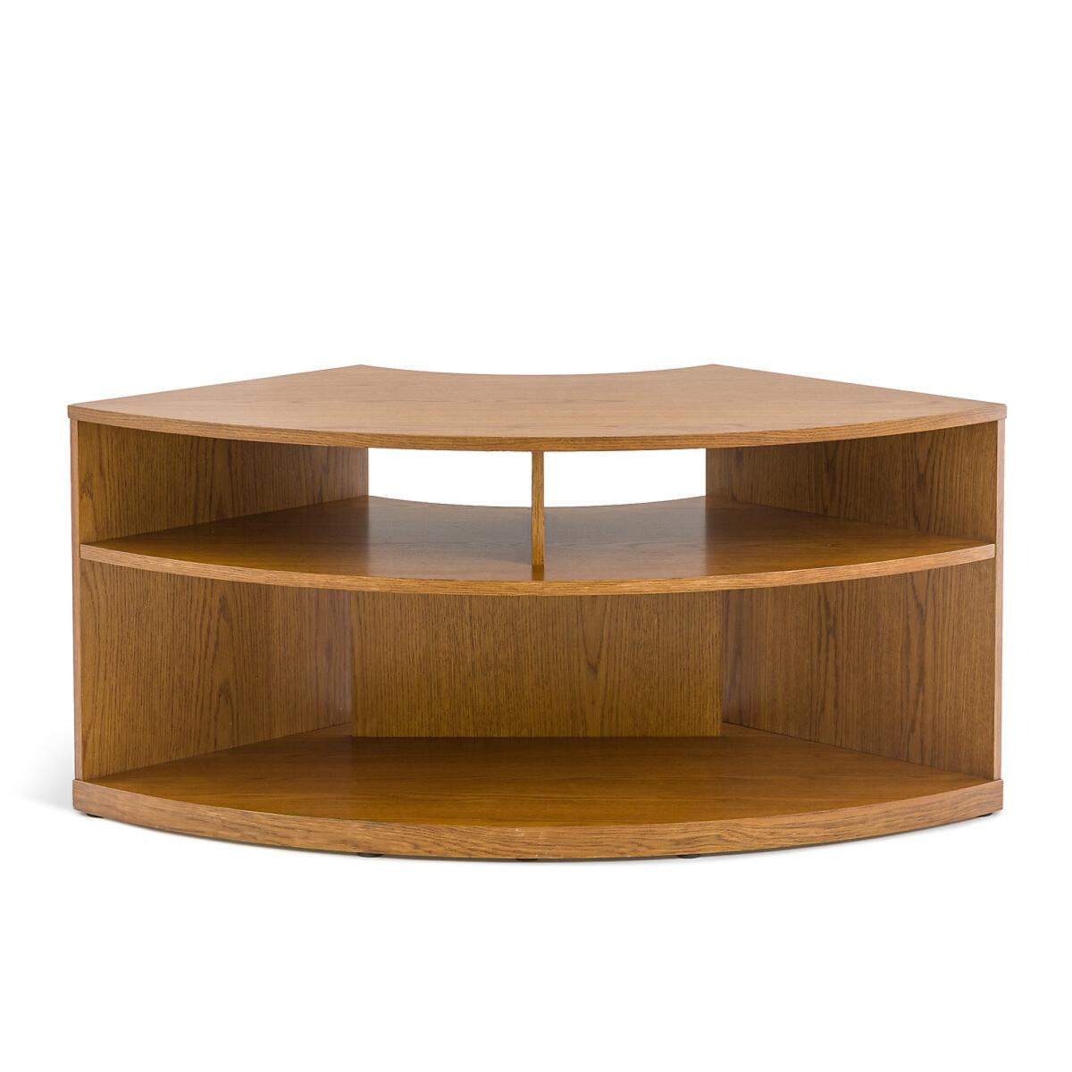 Taja Oak Veneer Corner TV Cabinet – image 2