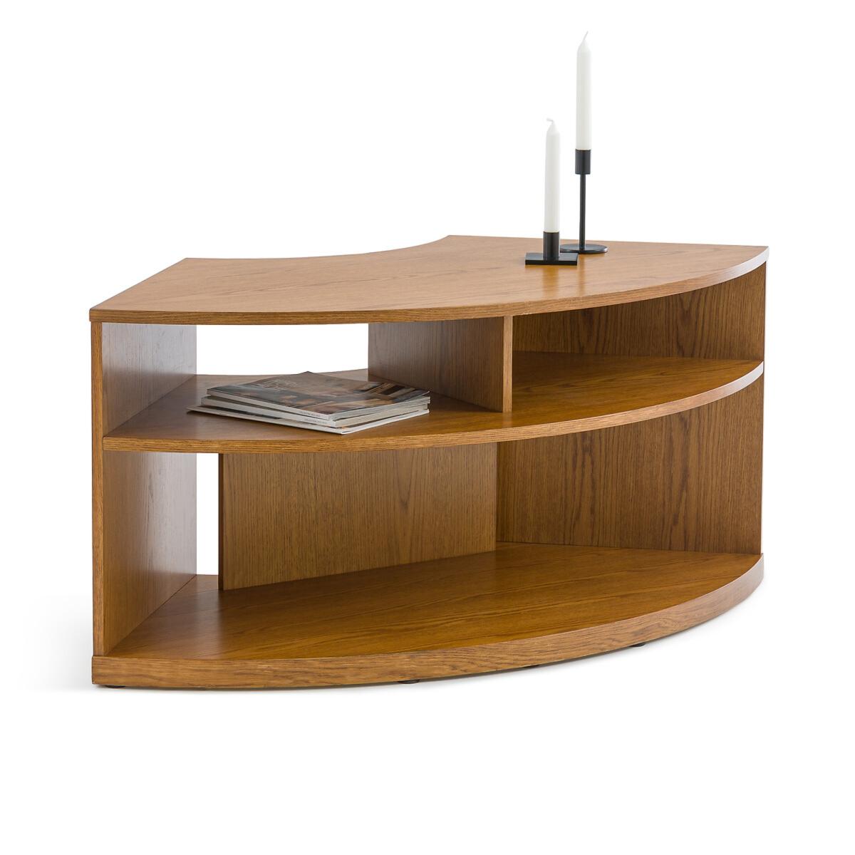 Taja Oak Veneer Corner TV Cabinet – image 3