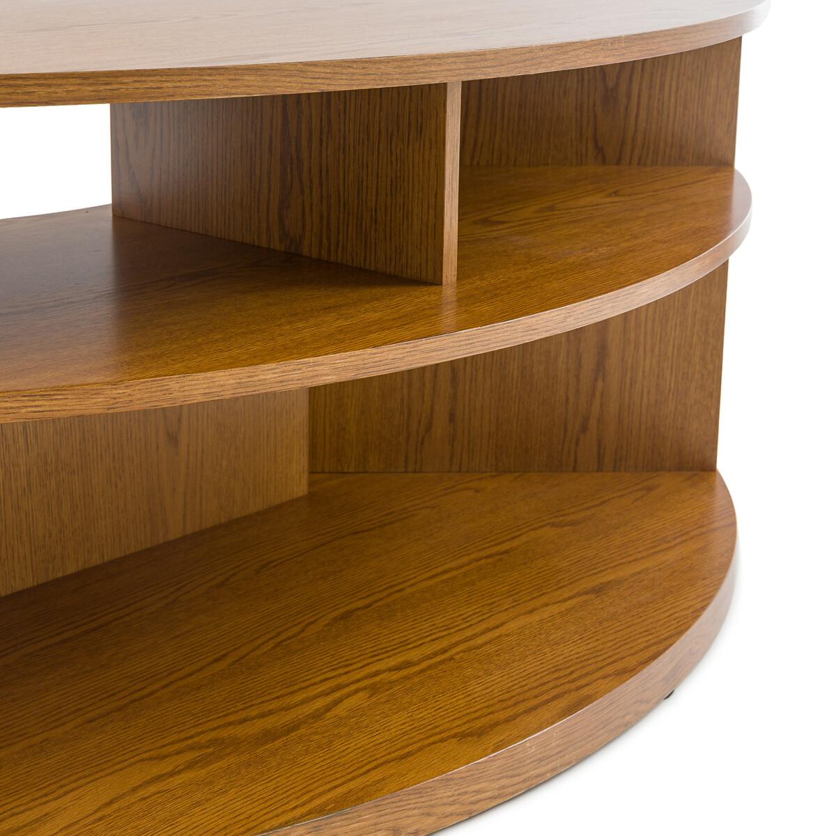 Taja Oak Veneer Corner TV Cabinet – image 4