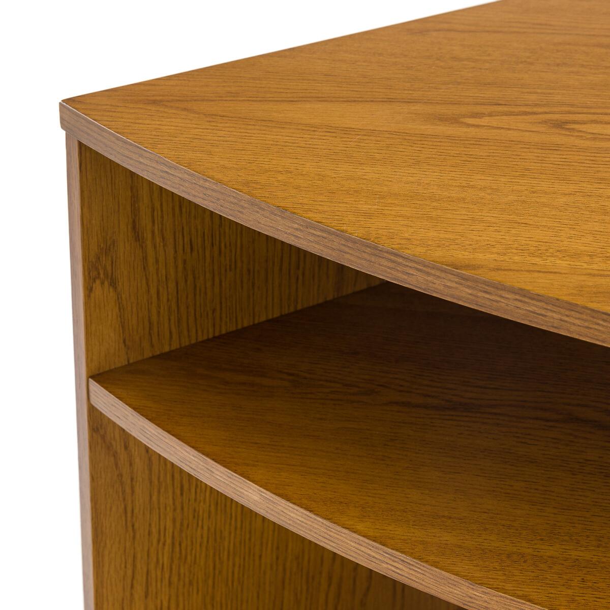 Taja Oak Veneer Corner TV Cabinet – image 5