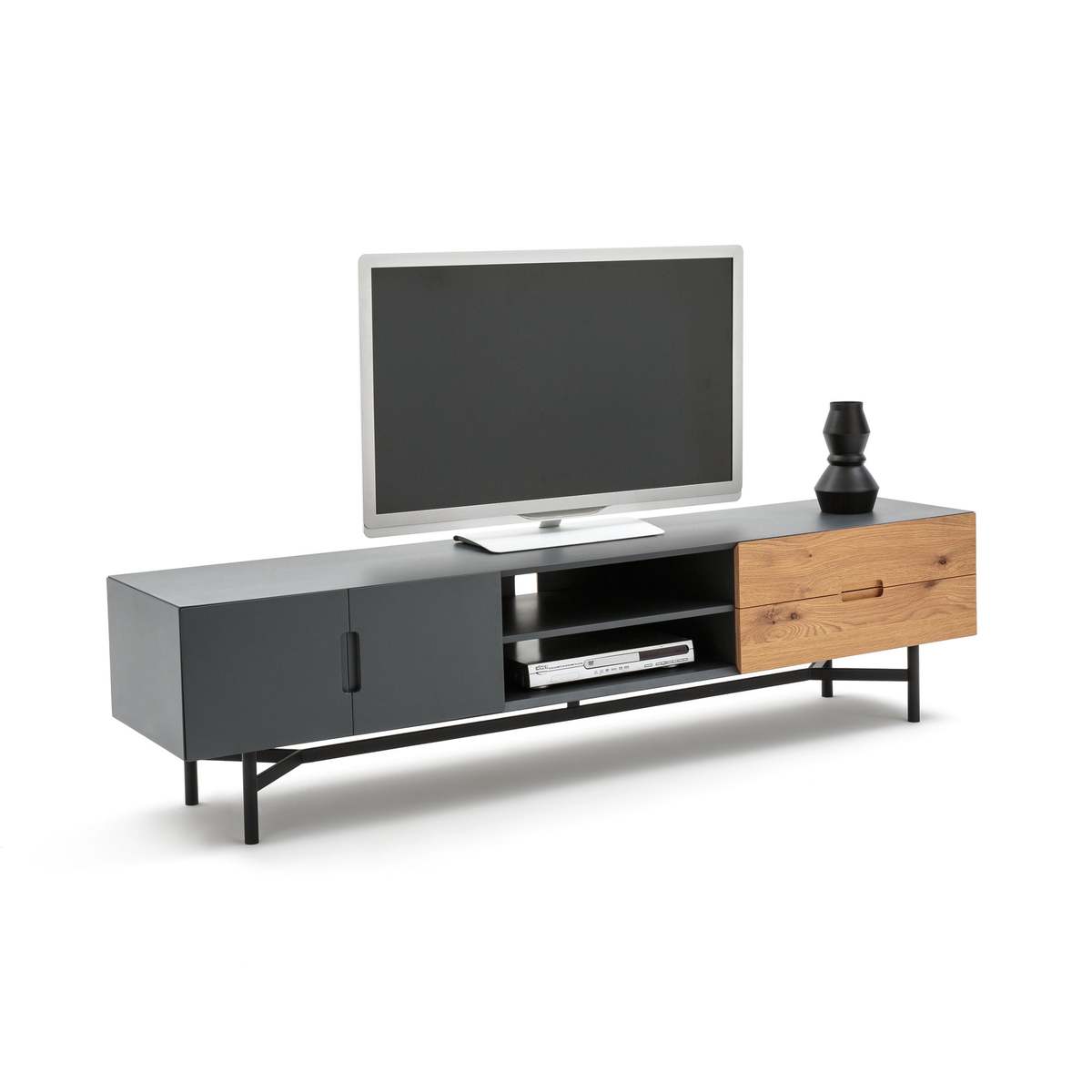 Lora Contemporary Wood & Metal TV Unit – image 2