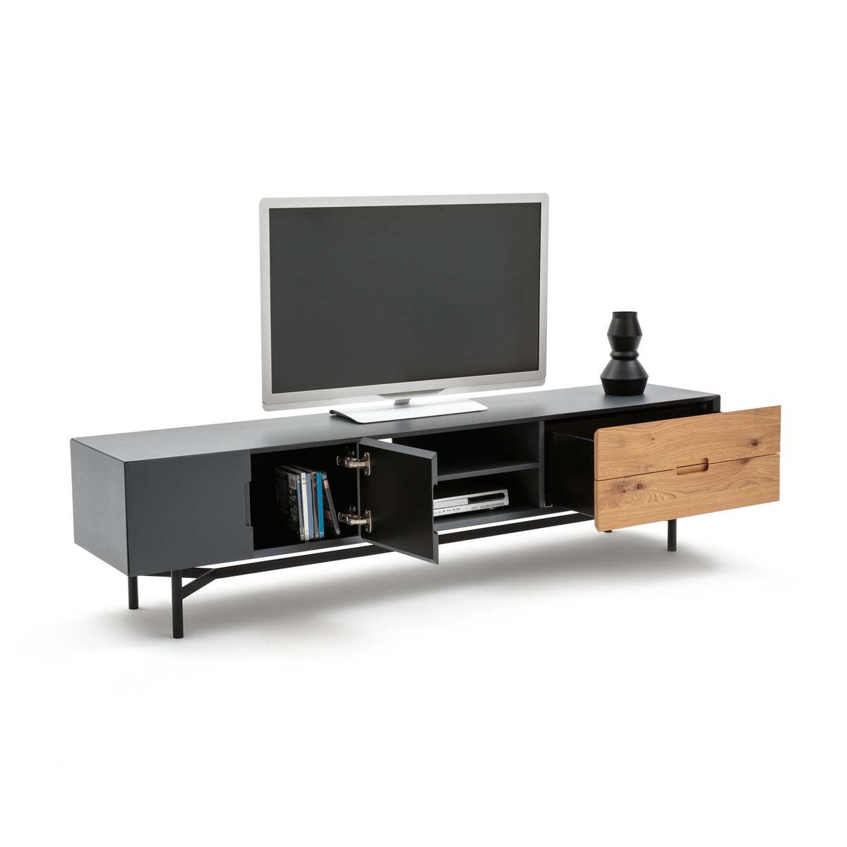 Lora Contemporary Wood & Metal TV Unit – image 3