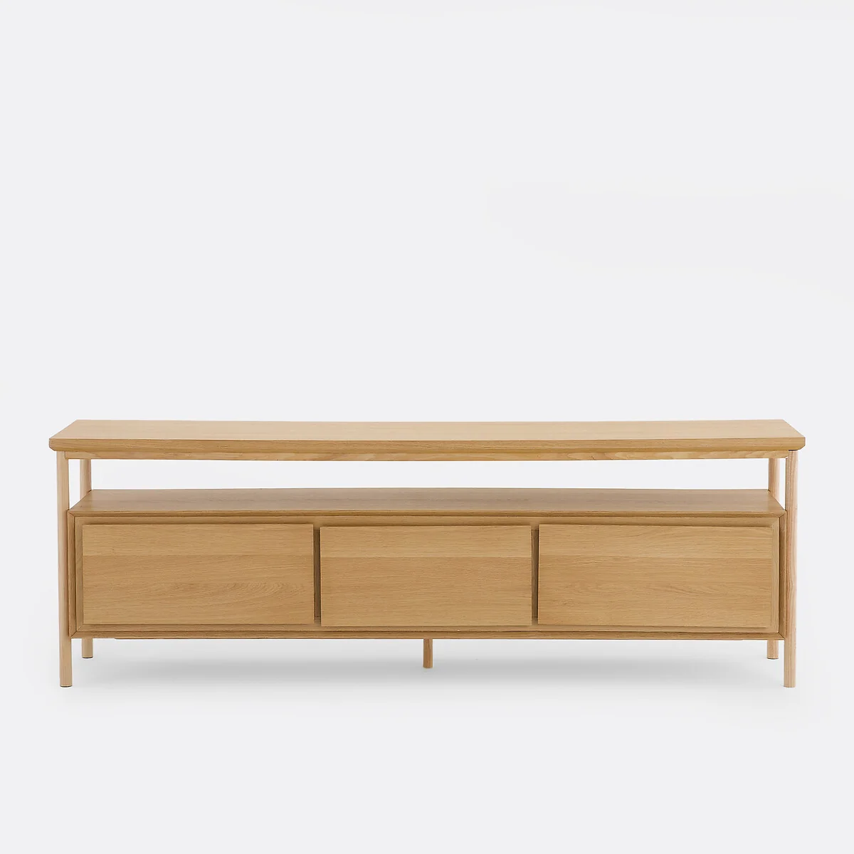 Elina Oak Veneer 3-Drawer TV Unit 180cm – image 3