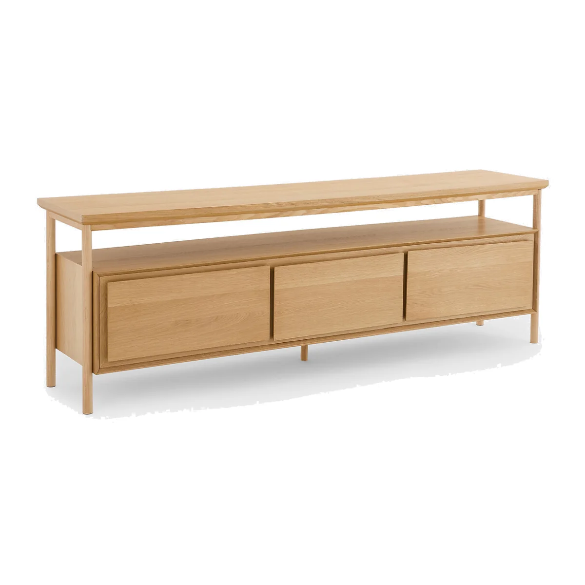 Elina Oak Veneer 3-Drawer TV Unit 180cm – image 1