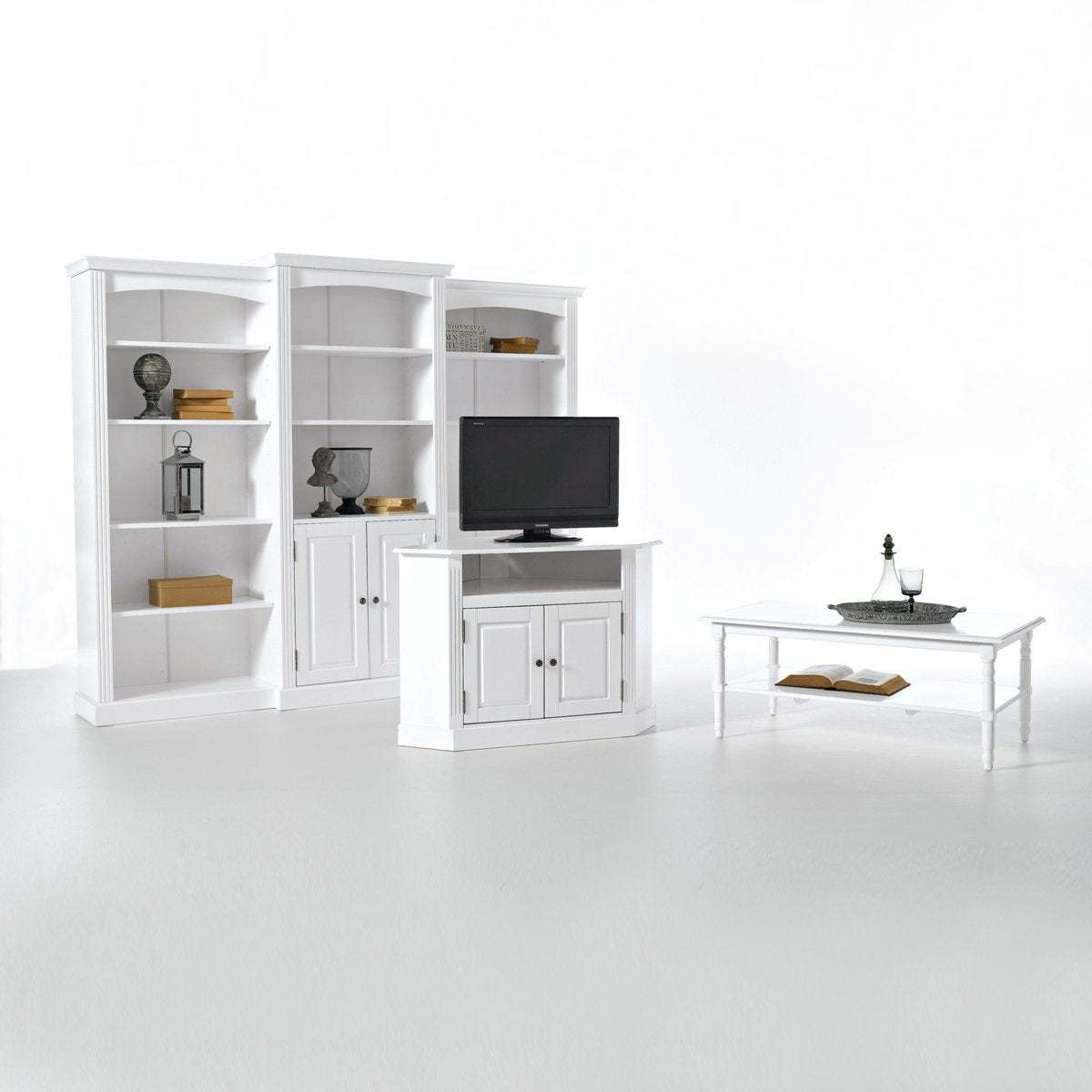 Authentic Style Pine Corner TV Stand – image 2
