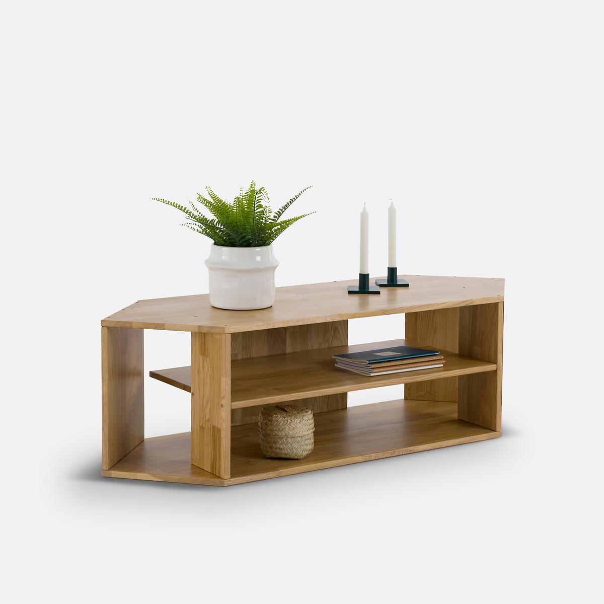 Edgar Solid Oak Corner TV Cabinet – image 4