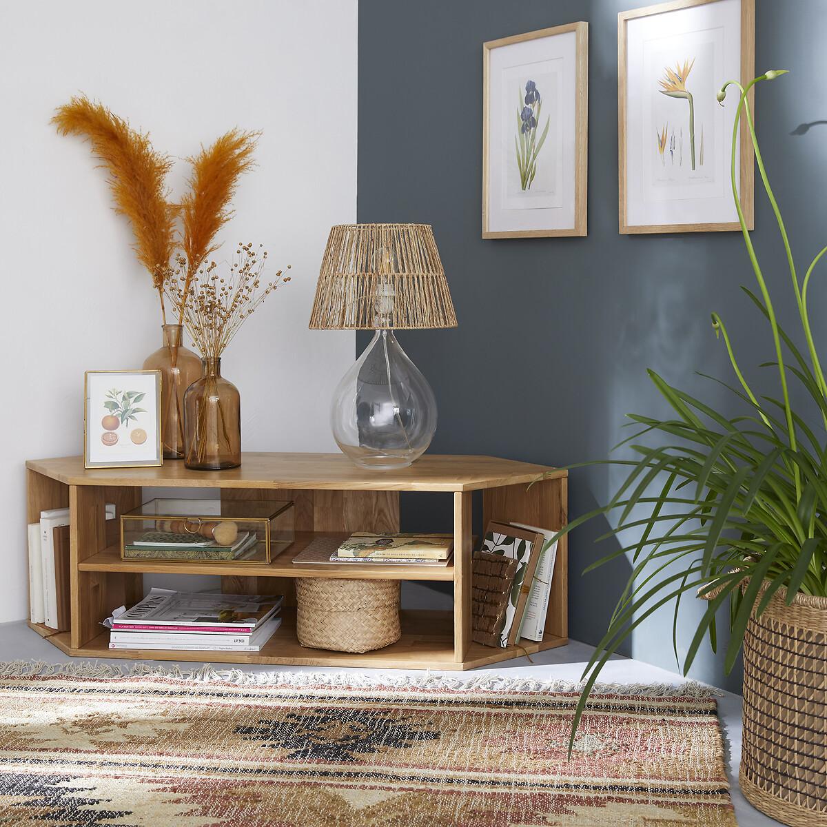 Edgar Solid Oak Corner TV Cabinet – image 8