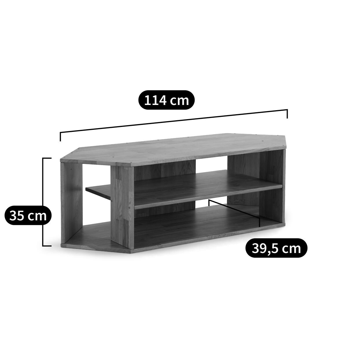 Edgar Solid Oak Corner TV Cabinet – image 9