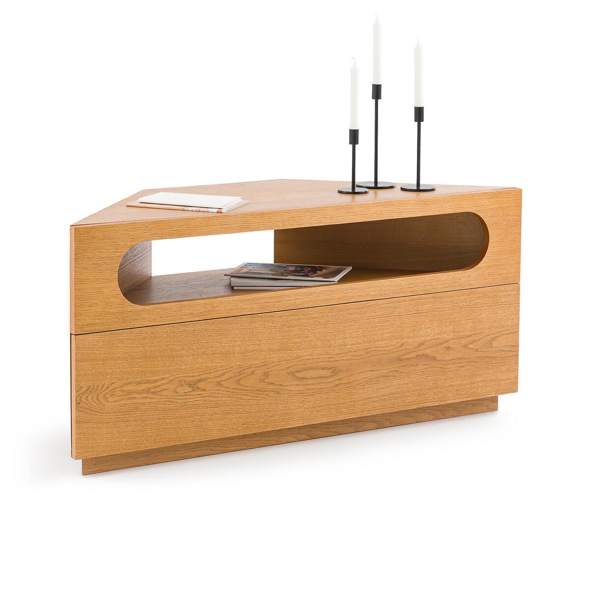 Vonti Oak Veneer Corner TV Cabinet – image 3