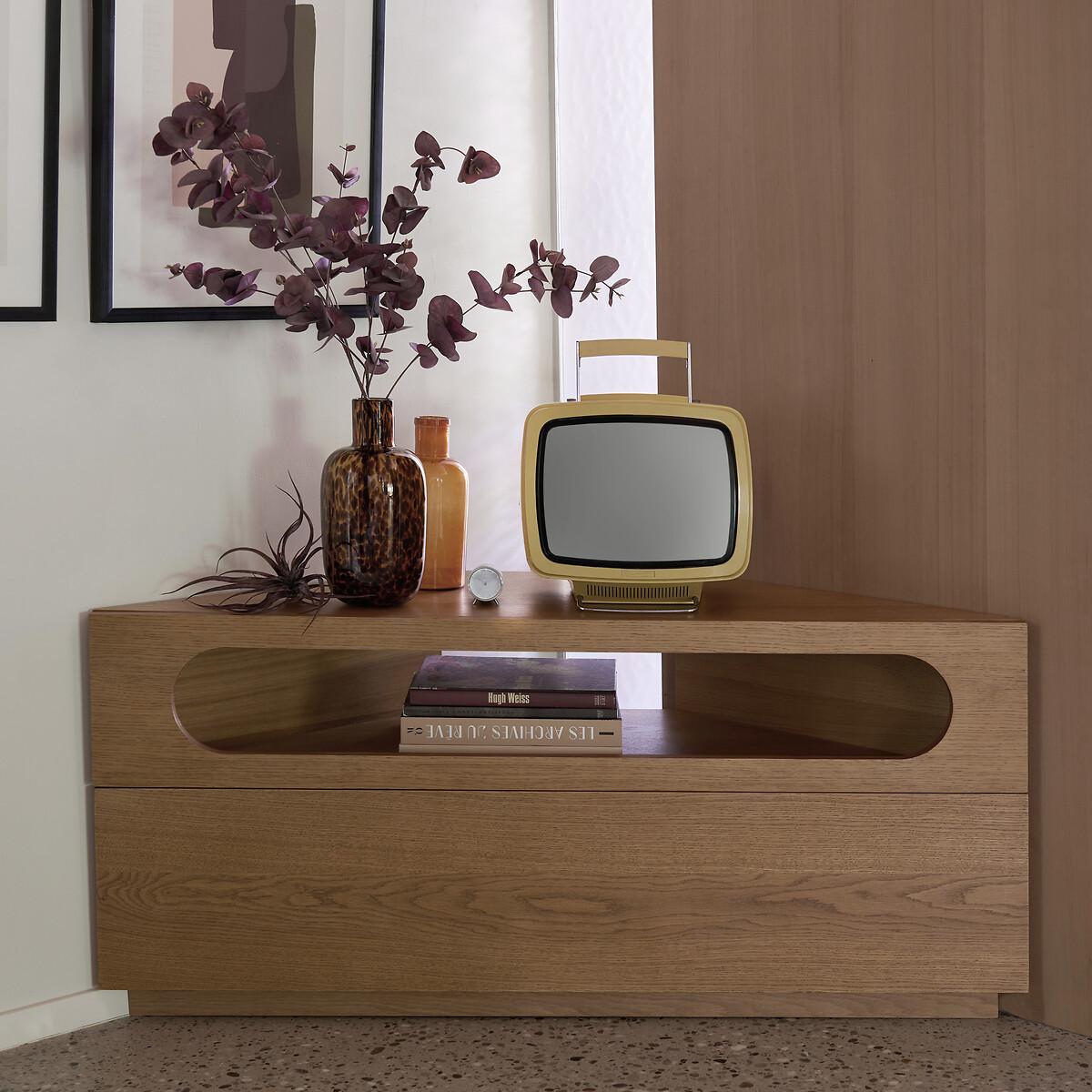 Vonti Oak Veneer Corner TV Cabinet – image 8