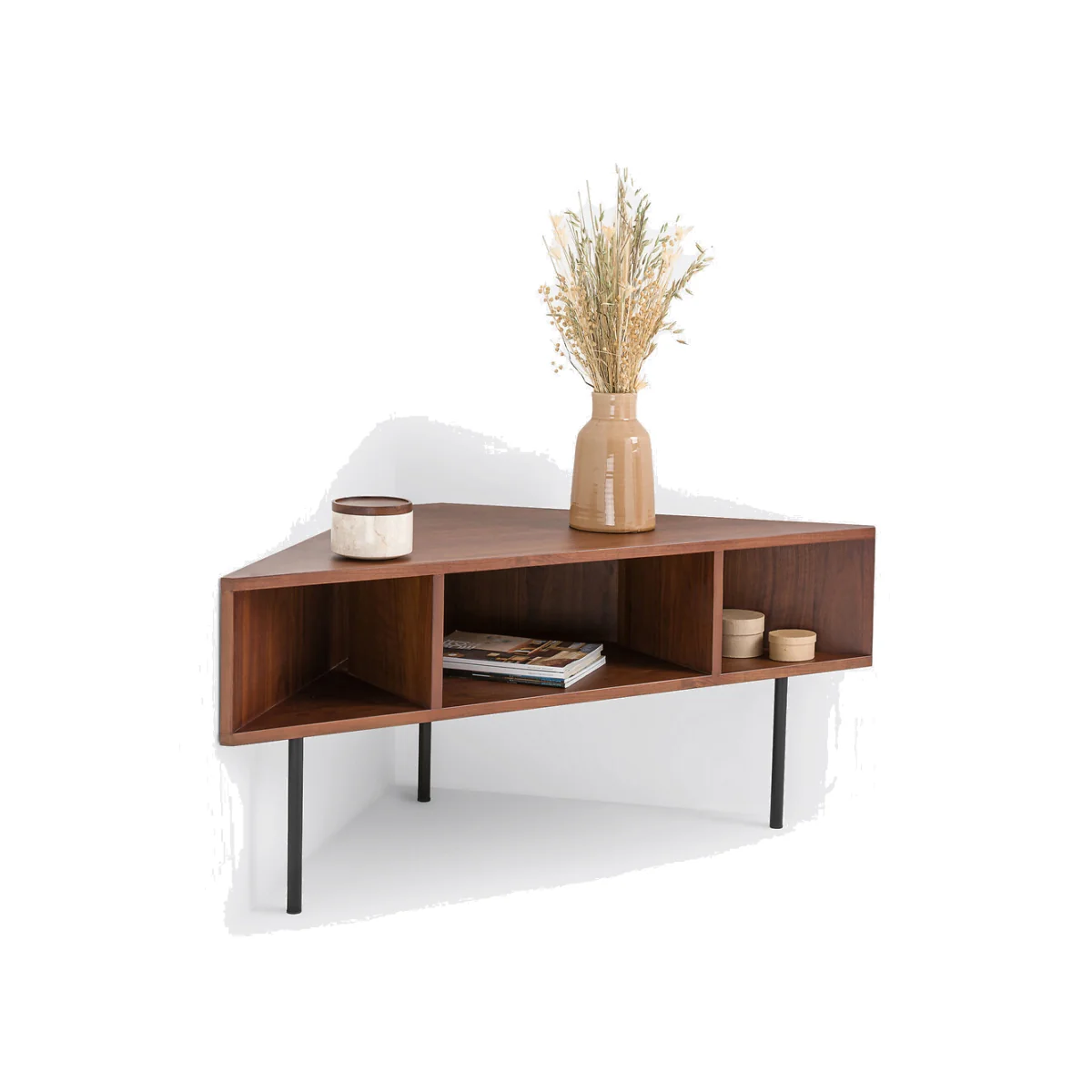 Bianzo TV Unit in Walnut Veneer – image 1