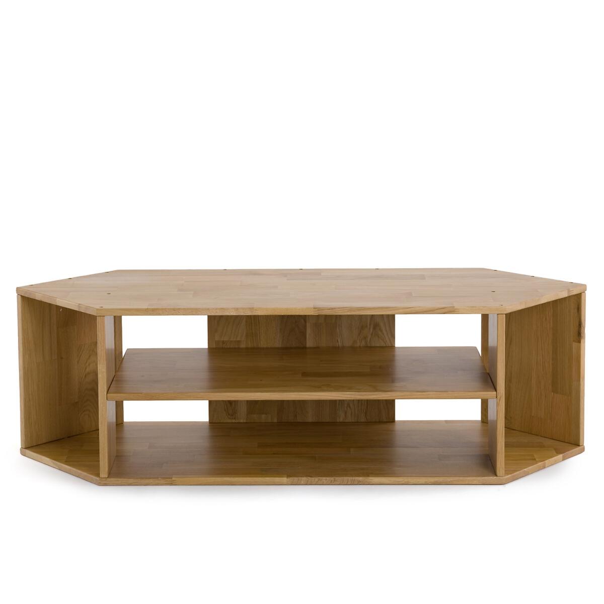 Edgar Solid Oak Corner TV Cabinet – image 2