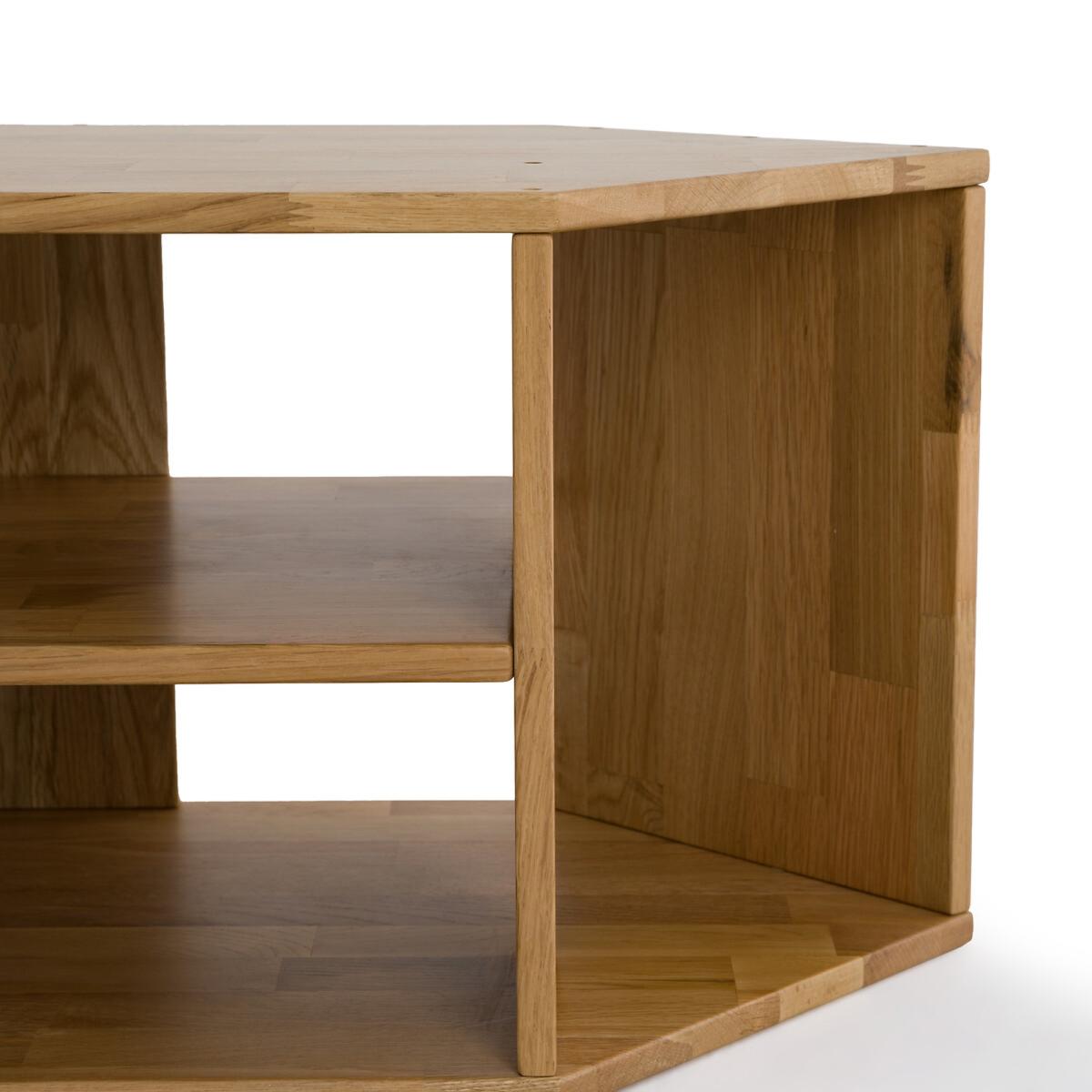 Edgar Solid Oak Corner TV Cabinet – image 4