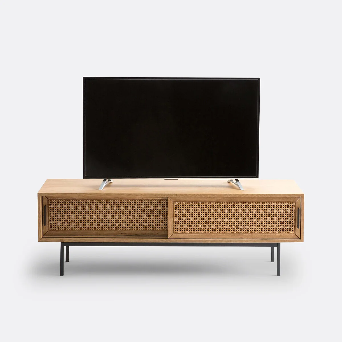 Waska Oak and Cane TV Stand – image 4
